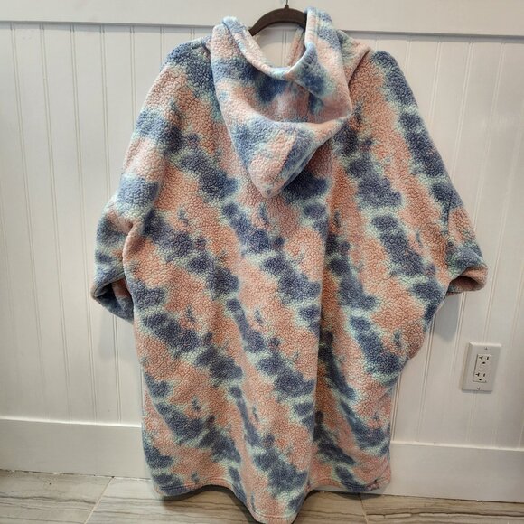 Justice Oversized Fleece Hooded  Wearable Blanket Loungewear Nightgown - Picture 6 of 12